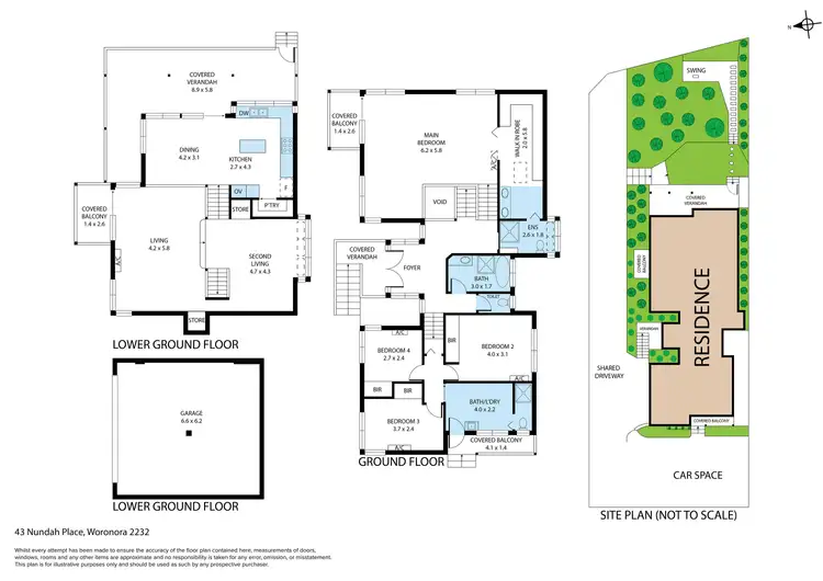 Floorplan of Homely house listing, 43 Nundah Place, Woronora NSW 2232