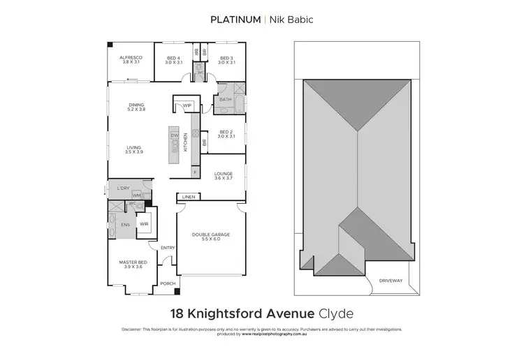 Floorplan of Homely house listing, 18 Knightsford Avenue, Clyde VIC 3978