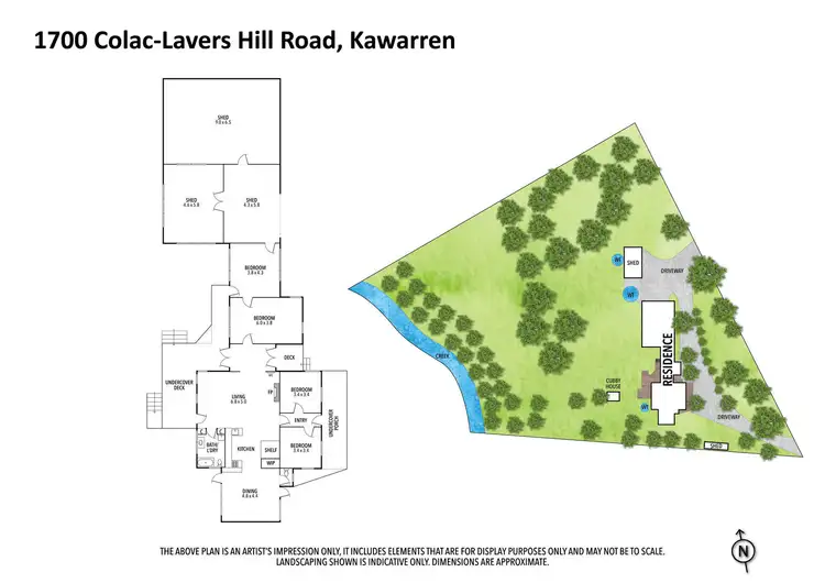 Floorplan of Homely house listing, 1700 Colac - Lavers Hill Road, Kawarren VIC 3249