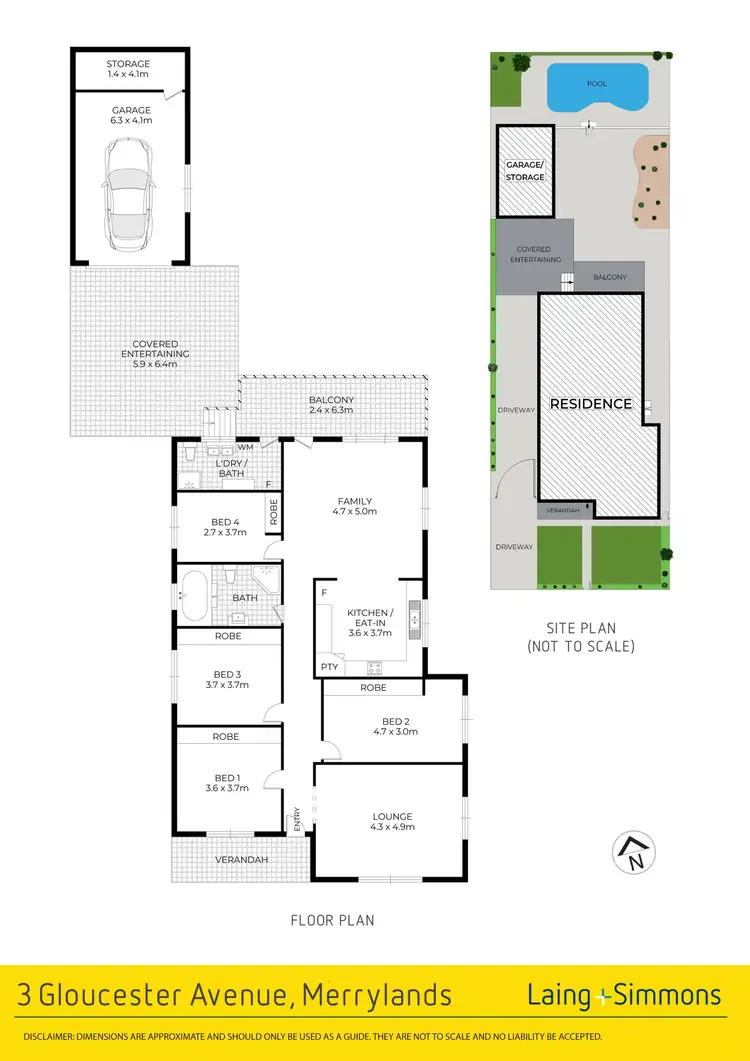 Floorplan of Homely house listing, 3 Gloucester Avenue, Merrylands NSW 2160
