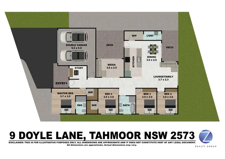 Floorplan of Homely house listing, 9 Doyle Lane, Tahmoor NSW 2573