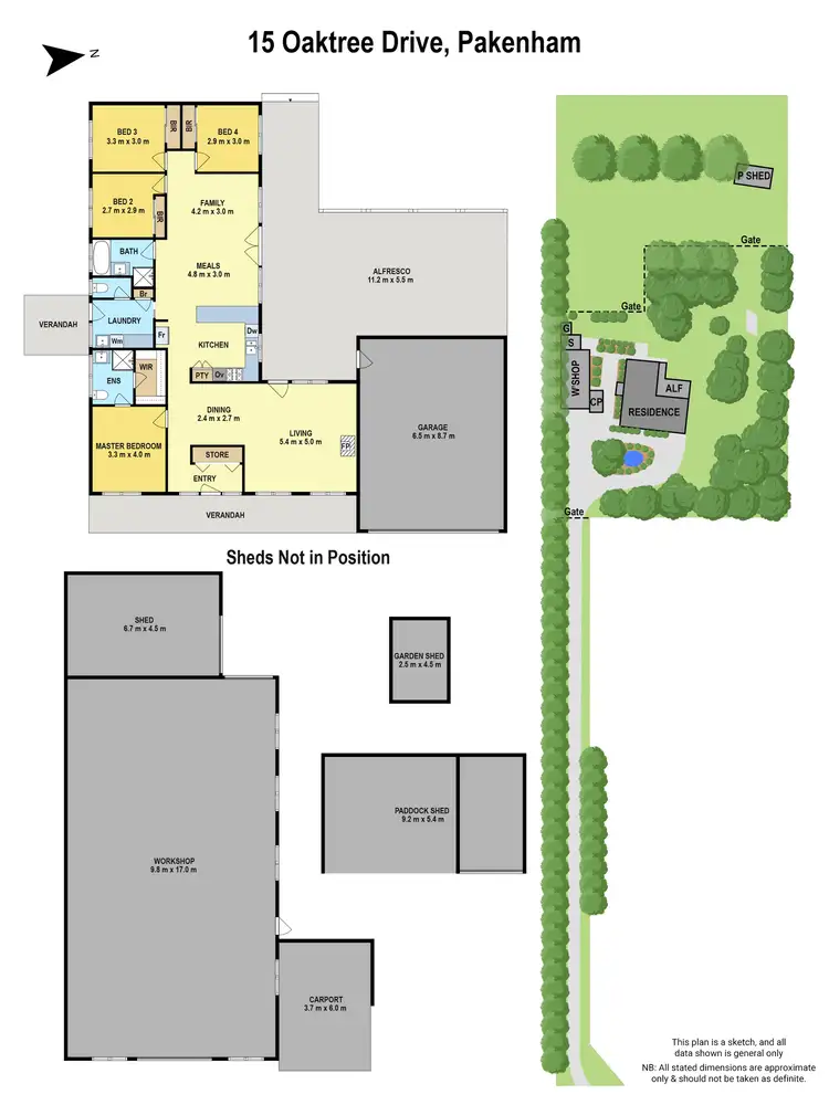 Floorplan of Homely house listing, 15 Oaktree Drive, Pakenham VIC 3810