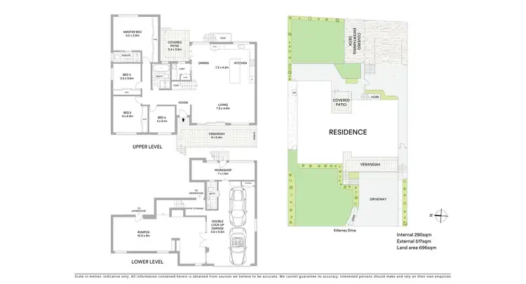 Floorplan of Homely house listing, 42 Killarney Drive, Killarney Heights NSW 2087