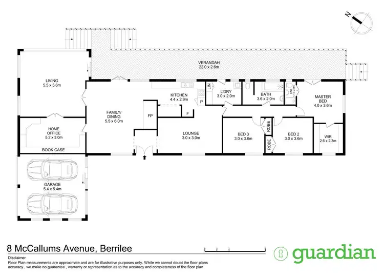 Floorplan of Homely rural property listing, 8 McCallums Road, Berrilee NSW 2159