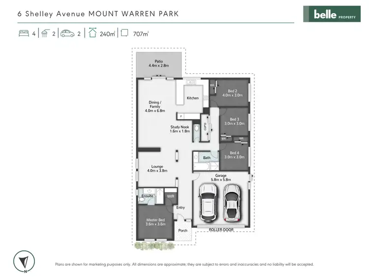 Floorplan of Homely house listing, 6 Shelley Avenue, Mount Warren Park QLD 4207