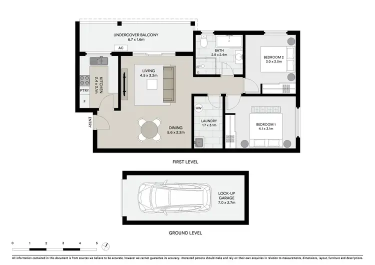 Floorplan of Homely apartment listing, 6/1 Stacey Street South, Bankstown NSW 2200