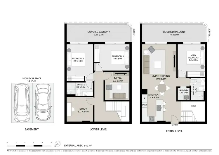 Floorplan of Homely apartment listing, 310/10 Fielder Street, West Gosford NSW 2250