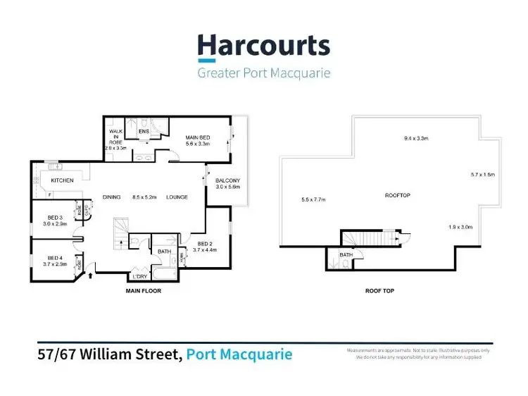 Floorplan of Homely unit listing, 57/67 William Street, Port Macquarie NSW 2444