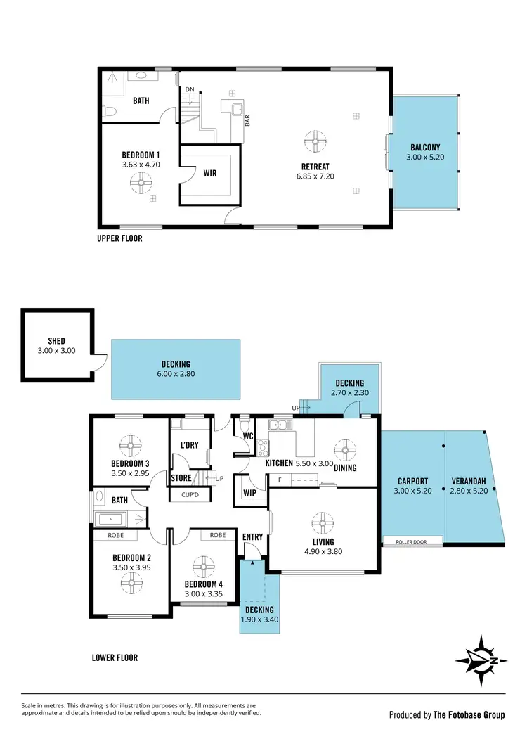 Floorplan of Homely house listing, 8 Mitchell Street, Seaview Downs SA 5049