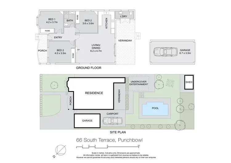 Floorplan of Homely house listing, 66 South Terrace, Punchbowl NSW 2196