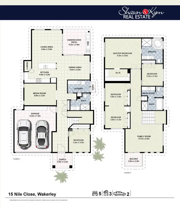 Floorplan of Homely house listing, 15 Nile Close, Wakerley QLD 4154