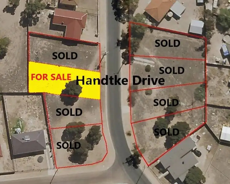 Floorplan of Homely land listing, 7 Handtke Drive, Ceduna SA 5690