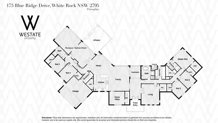 Floorplan of Homely house listing, 175 Blue Ridge Drive, White Rock NSW 2795