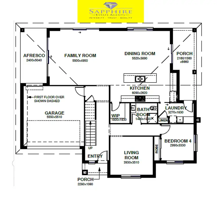 Floorplan of Homely house listing, 49 Wakeling Drive, Edmondson Park NSW 2174