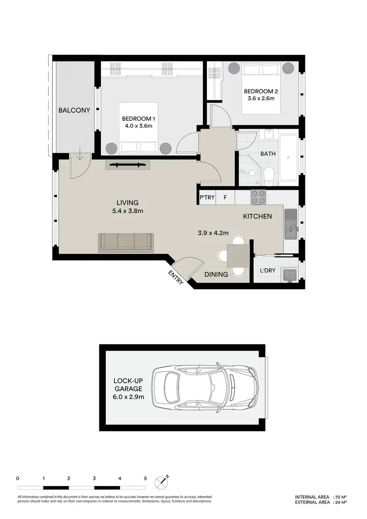 Floorplan of Homely apartment listing, 12/34 Gladstone Street, Bexley NSW 2207