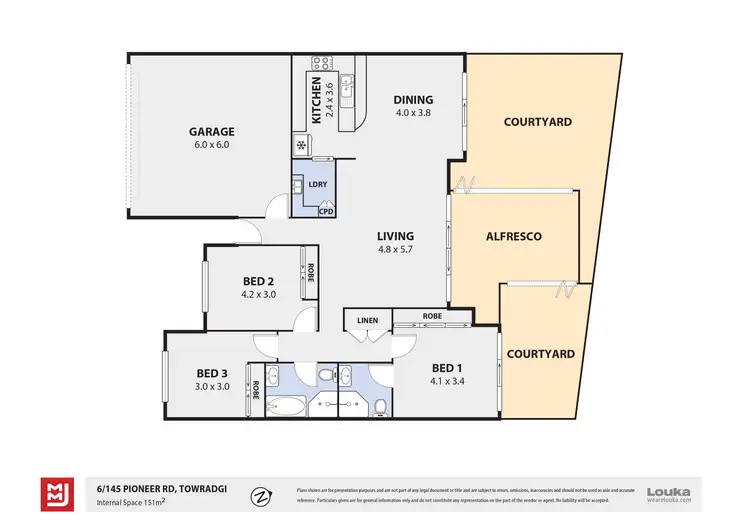 Floorplan of Homely villa listing, 6/145 Pioneer Road, Towradgi NSW 2518