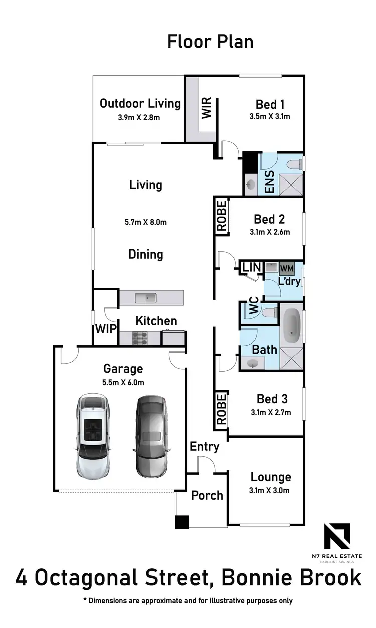 Floorplan of Homely house listing, 4 Octagonal Street, Bonnie Brook VIC 3335