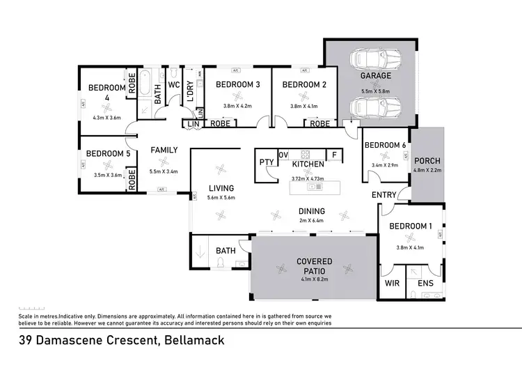Floorplan of Homely house listing, 39 Damascene Crescent, Bellamack NT 832