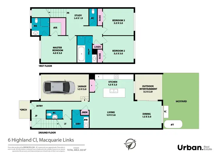 Floorplan of Homely townhouse listing, 6 Highland Close, Macquarie Links NSW 2565