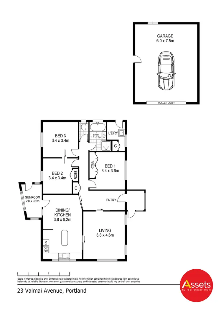 Floorplan of Homely house listing, 23 Valmai Avenue, Portland VIC 3305
