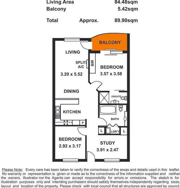 Floorplan of Homely apartment listing, 27/188-198 Carrington Street, Adelaide SA 5000
