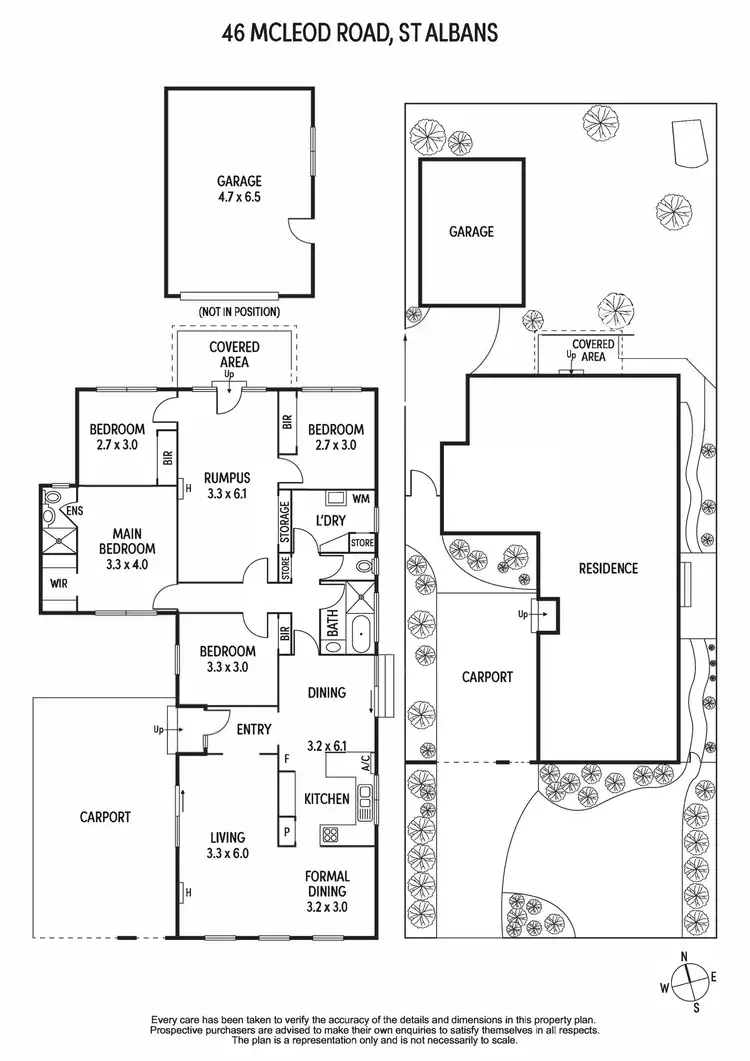 Floorplan of Homely house listing, 46 McLeod Road, St Albans VIC 3021
