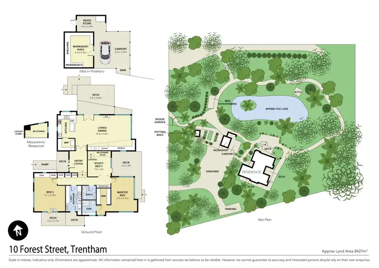 Floorplan of Homely house listing, 10 Forest Street, Trentham VIC 3458