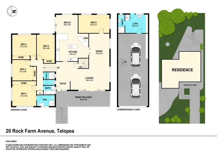 Floorplan of Homely house listing, 20 Rock Farm Avenue, Telopea NSW 2117