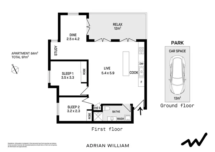 Floorplan of Homely apartment listing, 6/2A Euston Road, Hurlstone Park NSW 2193