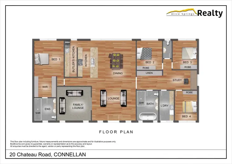 Floorplan of Homely house listing, 20 Chateau Road, Connellan NT 873