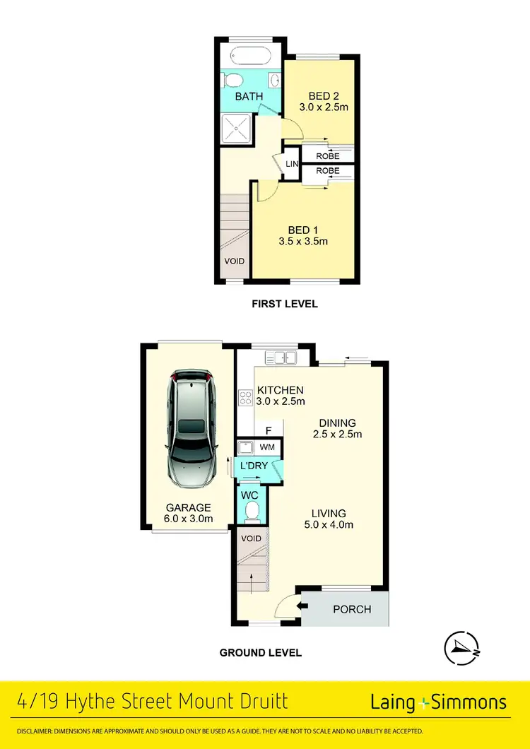 Floorplan of Homely townhouse listing, 4/19 Hythe Street, Mount Druitt NSW 2770