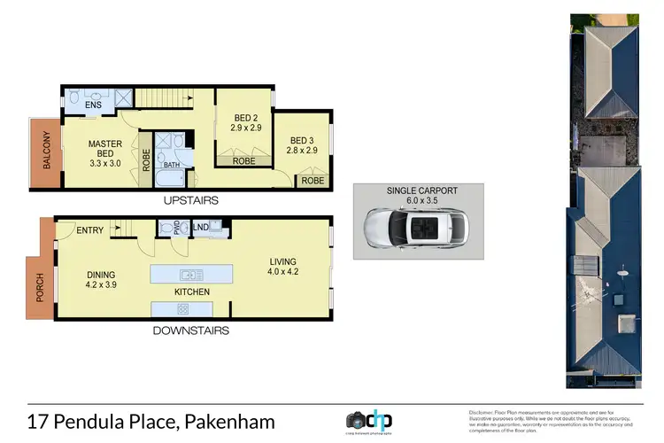 Floorplan of Homely townhouse listing, 17 Pendula Place, Pakenham VIC 3810
