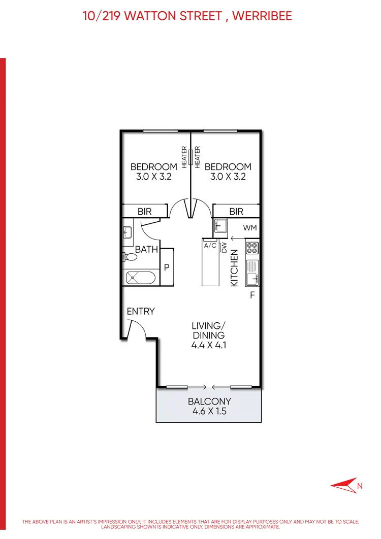Floorplan of Homely unit listing, 10/219 Watton Street, Werribee VIC 3030