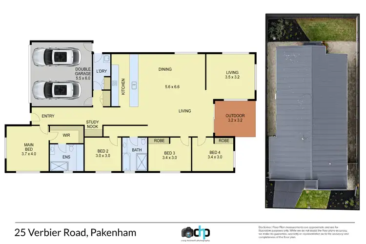 Floorplan of Homely house listing, 25 Verbier Road, Pakenham VIC 3810