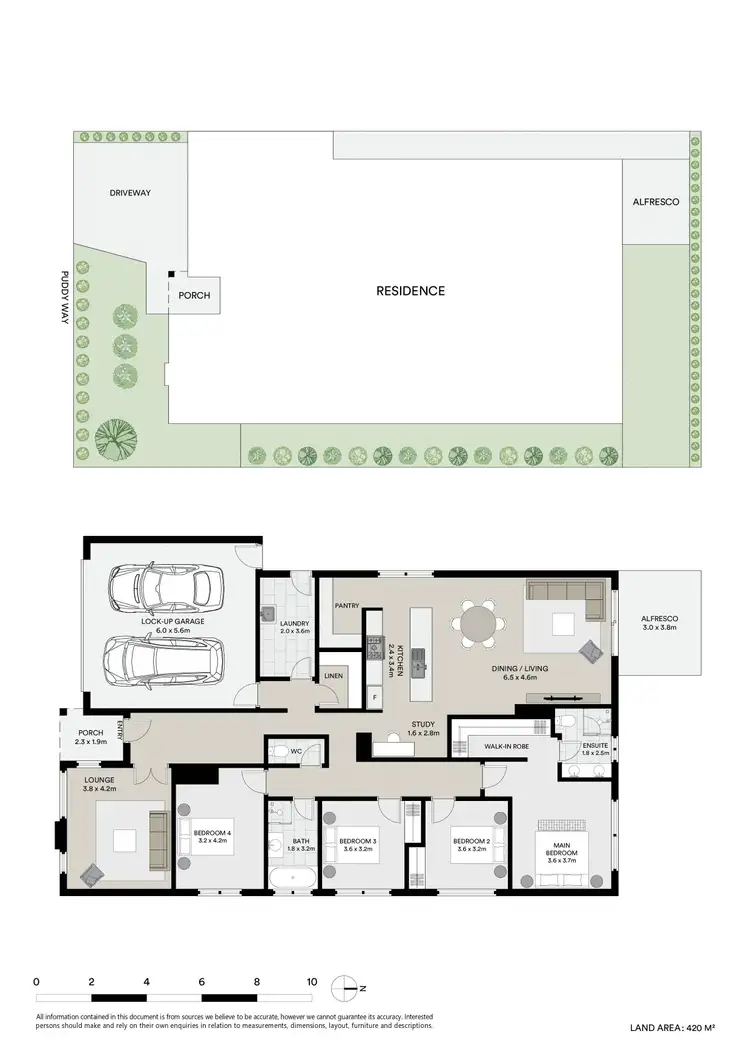Floorplan of Homely house listing, 6 Puddy Way, Charlemont VIC 3217