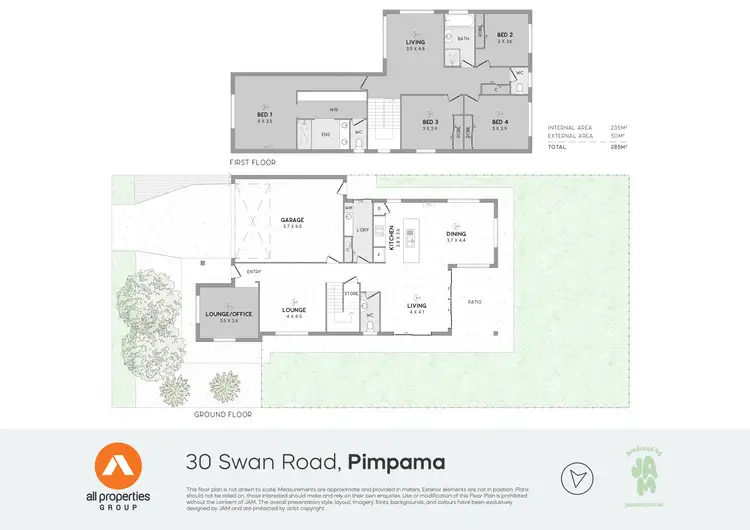 Floorplan of Homely house listing, 30 Swan Road, Pimpama QLD 4209