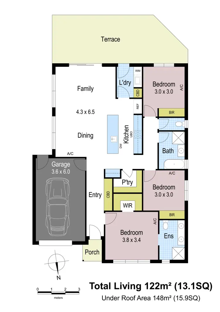 Floorplan of Homely townhouse listing, 64A Sutton Street, Warragul VIC 3820