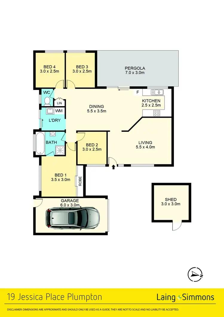 Floorplan of Homely house listing, 19 Jessica Place, Plumpton NSW 2761