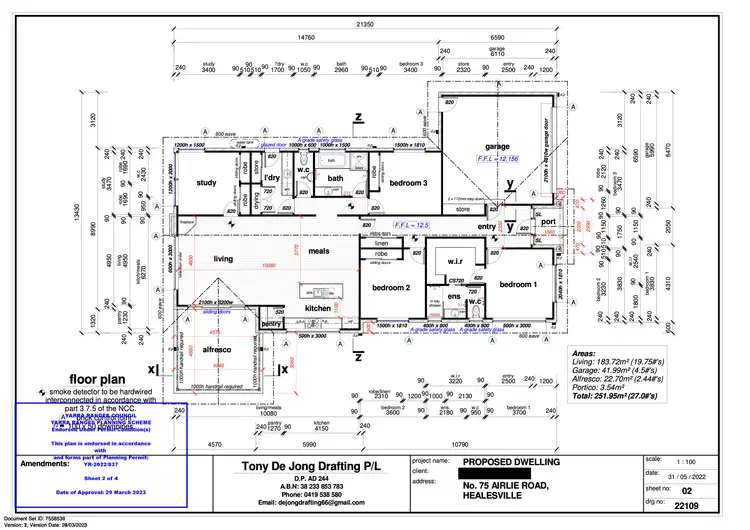 Floorplan of Homely land listing, 75 Airlie Road, Healesville VIC 3777
