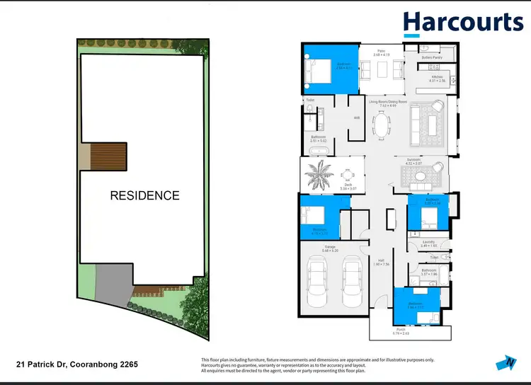 Floorplan of Homely house listing, 21 Patrick Drive, Cooranbong NSW 2265