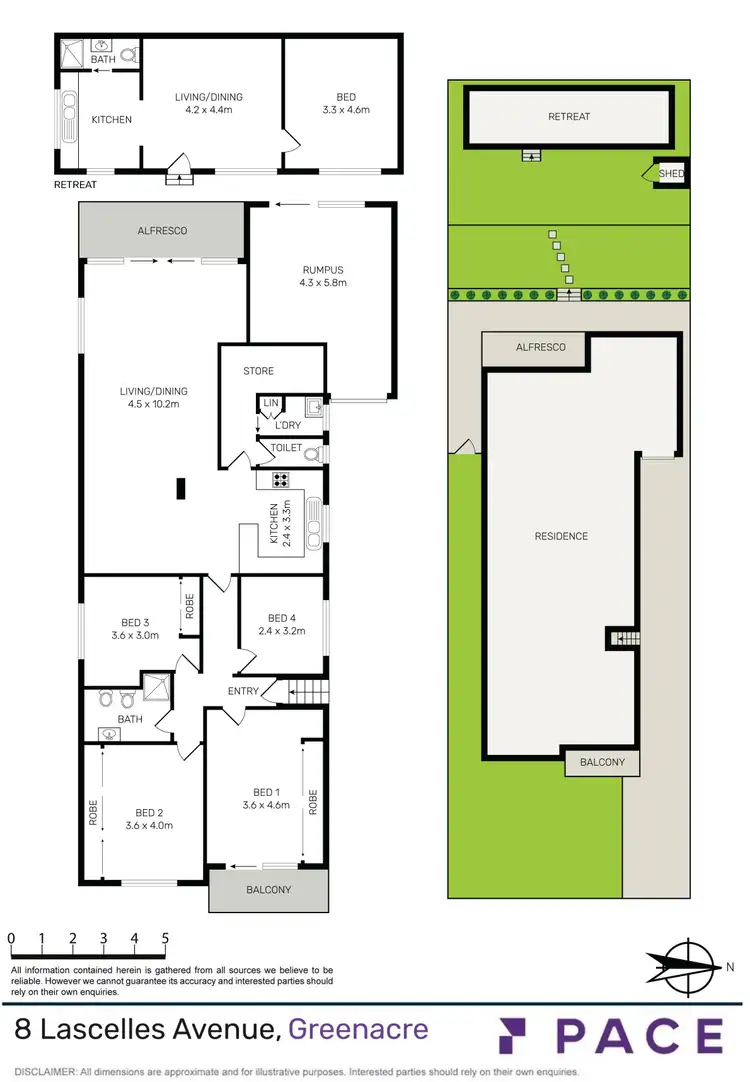 Floorplan of Homely house listing, 8 Lascelles Avenue, Greenacre NSW 2190