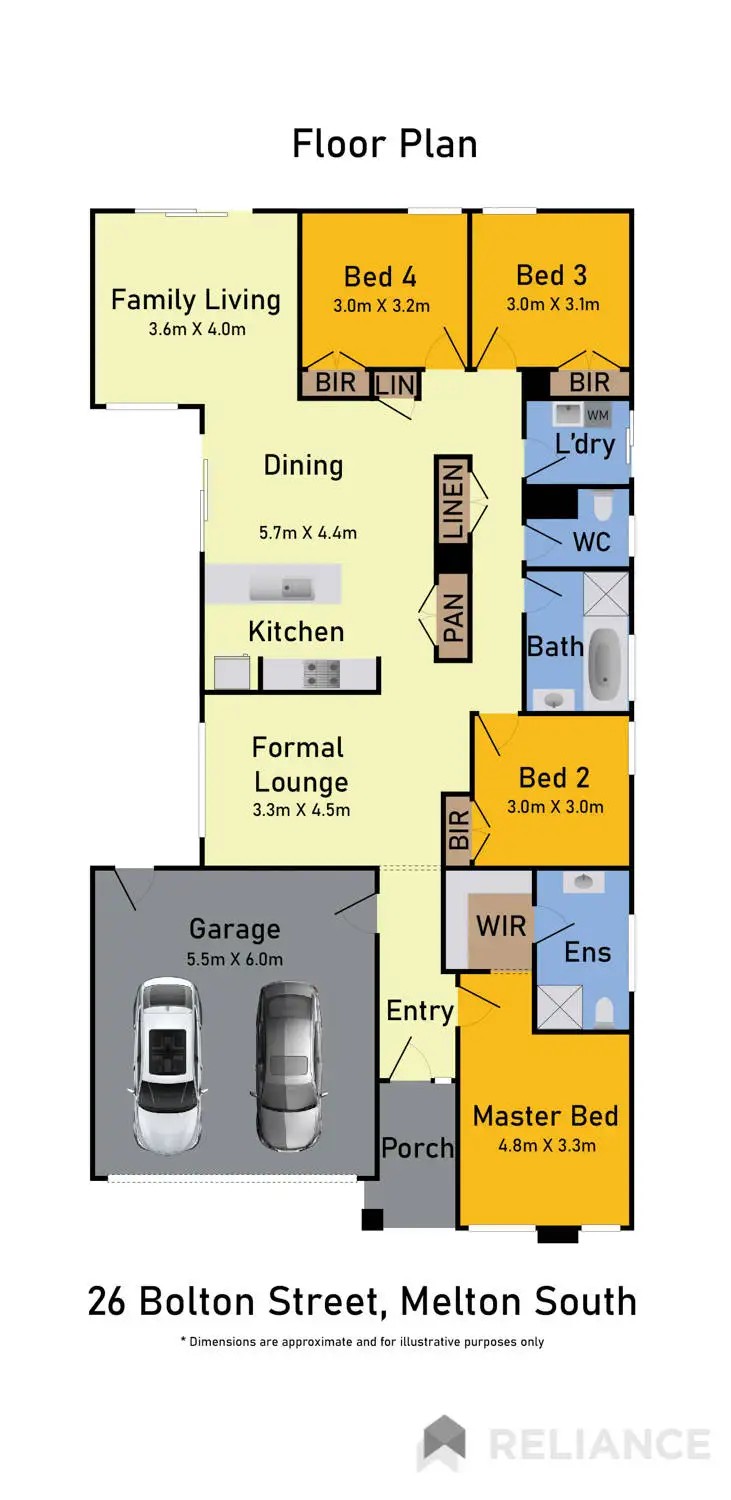 Floorplan of Homely house listing, 26 Bolton Street, Melton South VIC 3338