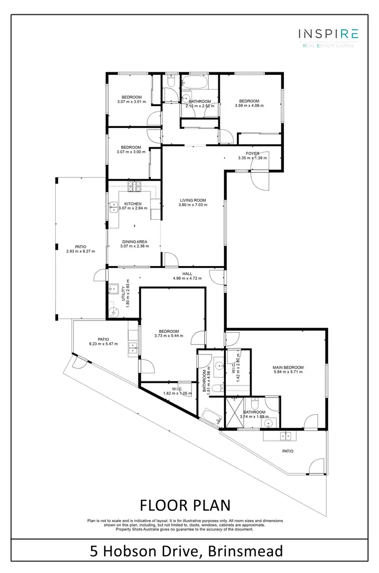 Floorplan of Homely house listing, 5 Hobson Drive, Brinsmead QLD 4870