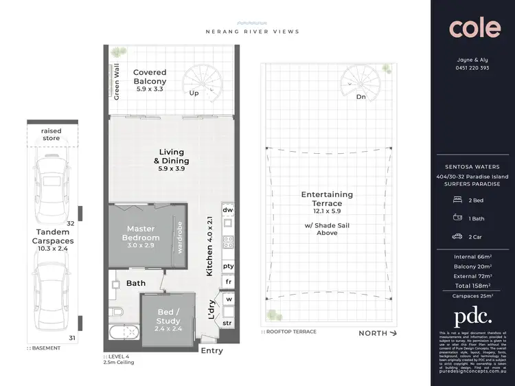 Floorplan of Homely apartment listing, 404/30-32 Paradise Island, Surfers Paradise QLD 4217