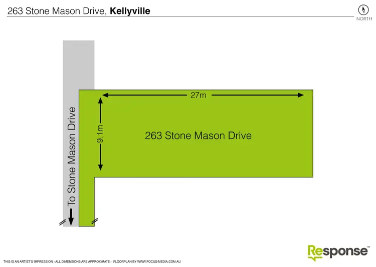 Floorplan of Homely land listing, 263 Stone Mason Drive, Kellyville NSW 2155