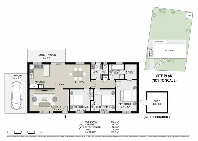 Floorplan of Homely house listing, 54 Magellan Crescent, Kangaroo Flat VIC 3555