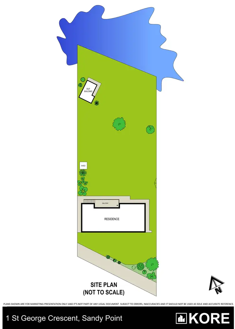 Floorplan of Homely house listing, 1 St George Crescent, Sandy Point NSW 2172