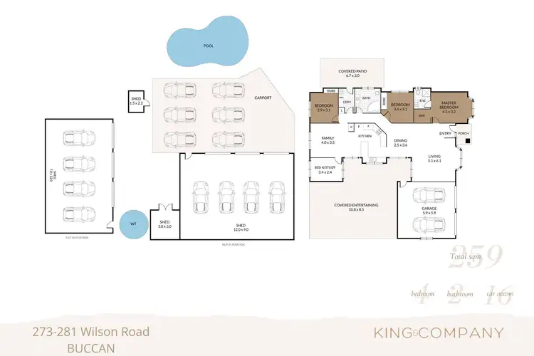 Floorplan of Homely house listing, 273-281 Wilson Road, Buccan QLD 4207