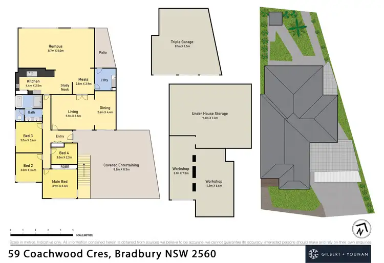 Floorplan of Homely house listing, 59 Coachwood Crescent, Bradbury NSW 2560