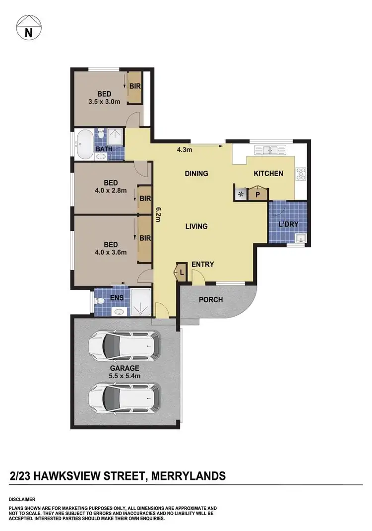 Floorplan of Homely house listing, 2/23 Hawksview Street, Merrylands NSW 2160